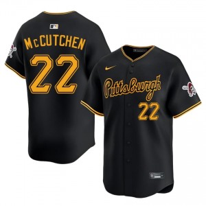 Replica Andrew McCutchen #22 Black Baseball Embroidery Jersey | Pirates Men Collection Edition 40537452