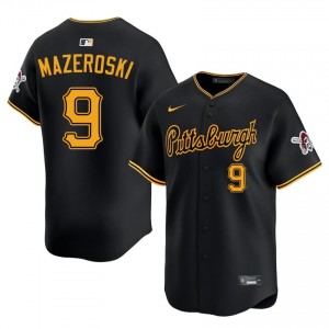 MLB Bill Mazeroski #9 Black Baseball Stitched Jersey | Pittsburgh Pirates Men Collection Edition 35520432
