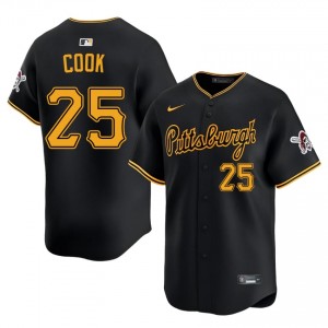 Exclusive Billy Cook #25 Black Baseball Stitch Jersey | Pittsburgh Buccos Men Collection Edition 45253515