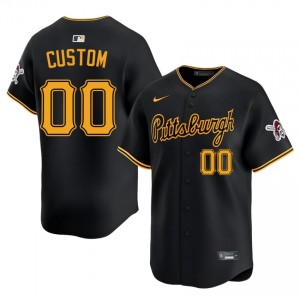 Exclusive Custom #00 Black Baseball Stitched Jersey | PIT Men Collection Edition 67035160