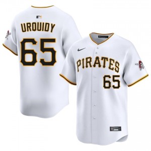 White Jose Urquidy #65 Pittsburgh Pirates Baseball Stitched Jersey | MLB Men Fit 15808764