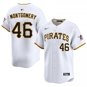 White Mason Montgomery #46 PIT Baseball Stitched Jersey | Iconic Men Fit 53302653