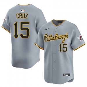 Oneil Cruz #15 PIT Pirates Baseball Jersey | Pro-Grade Men Gray Stitched Edition 15932186