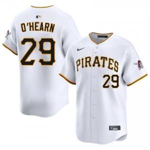 White Ryan O'Hearn #29 Pittsburgh Pirates Baseball Stitched Jersey | Iconic Men Fit 84844151