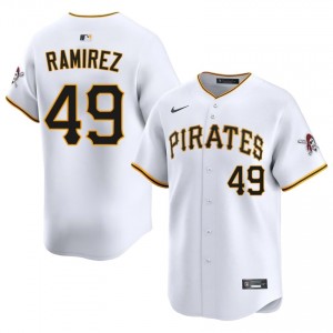 White Yohan Ramirez #49 Pittsburgh Buccos Baseball Embroidery Jersey | Durable Men Fit 34364534