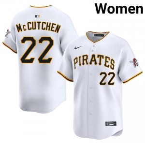Andrew McCutchen #22 Pirates Baseball Jersey | Gameday Women White Embroidery Edition 99066464