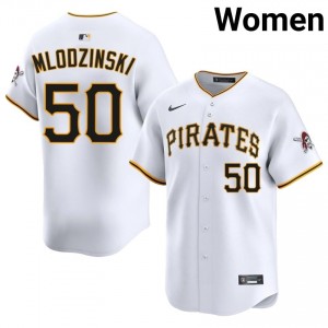 Carmen Mlodzinski #50 Pittsburgh Pirates Baseball Jersey | Pro-Grade Women White Embroidery Edition 49338258
