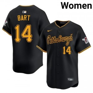 #14 Joey Bart Classic Women Baseball Jersey | PIT Black Fan Gear 95835133