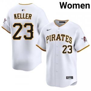 Mitch Keller #23 Pirates Baseball Jersey | Pro-Grade Women White Stitched Edition 59254288