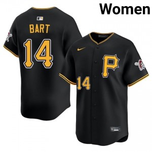 Durable Joey Bart #14 Black Limited Baseball Stitch Jersey | PIT Pirates Women Collection Edition 30422472