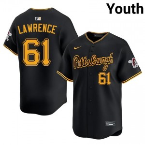 Black Justin Lawrence #61 Pittsburgh Buccos Baseball Stitched Jersey | MLB Youth Fit 28636493